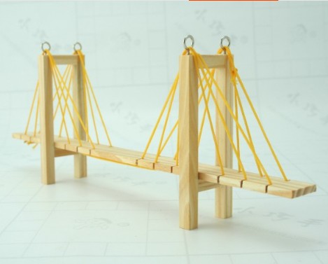 巧手搭斜拉橋 小學生木工模型制作指南